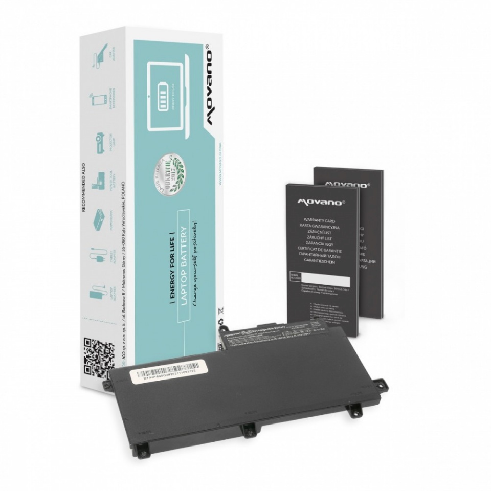 Movano sülearvuti aku CI03XL for HP ProBook 640 645 650 655 G2 - 3900 mAh (44 Wh)