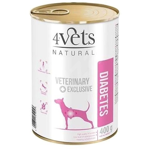 4vets koeratoit Natural Diabetes Dog, 400g