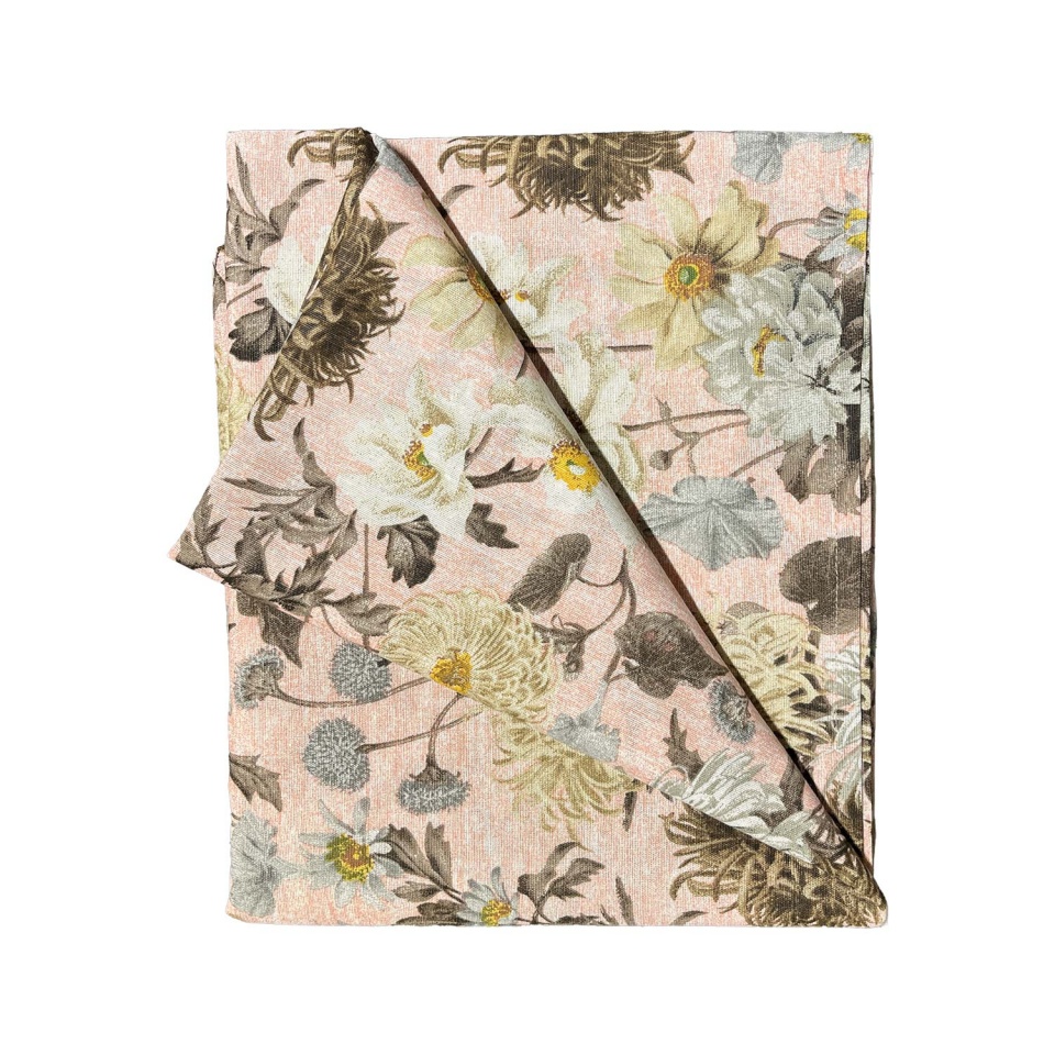 H4Y laudlina Loneta New, 136x220cm, roosa krüsanteem