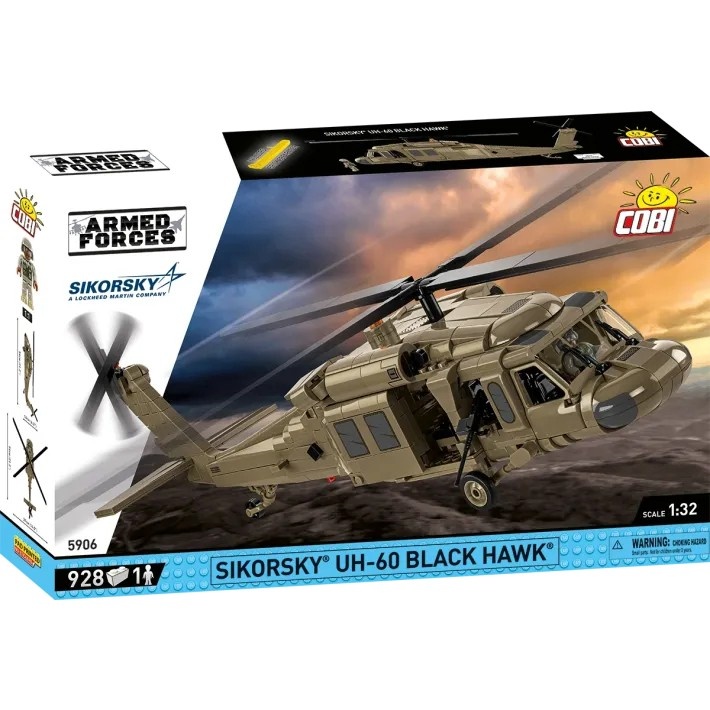 Cobi klotsid Blocks Sikorsky UH-60 must Hawk 928 blocks