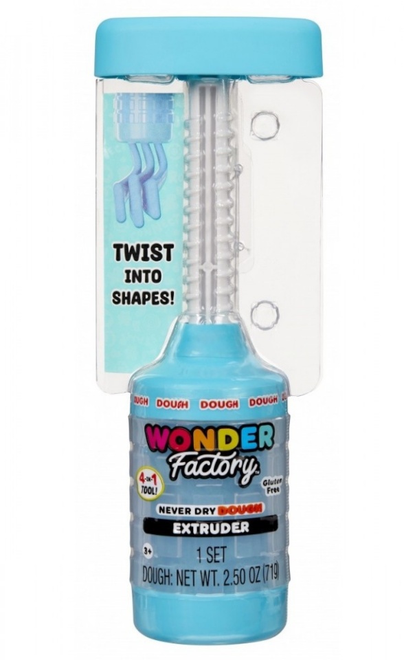 MGA Plastic mass Wonder Factory Never Dry Dough, sinine