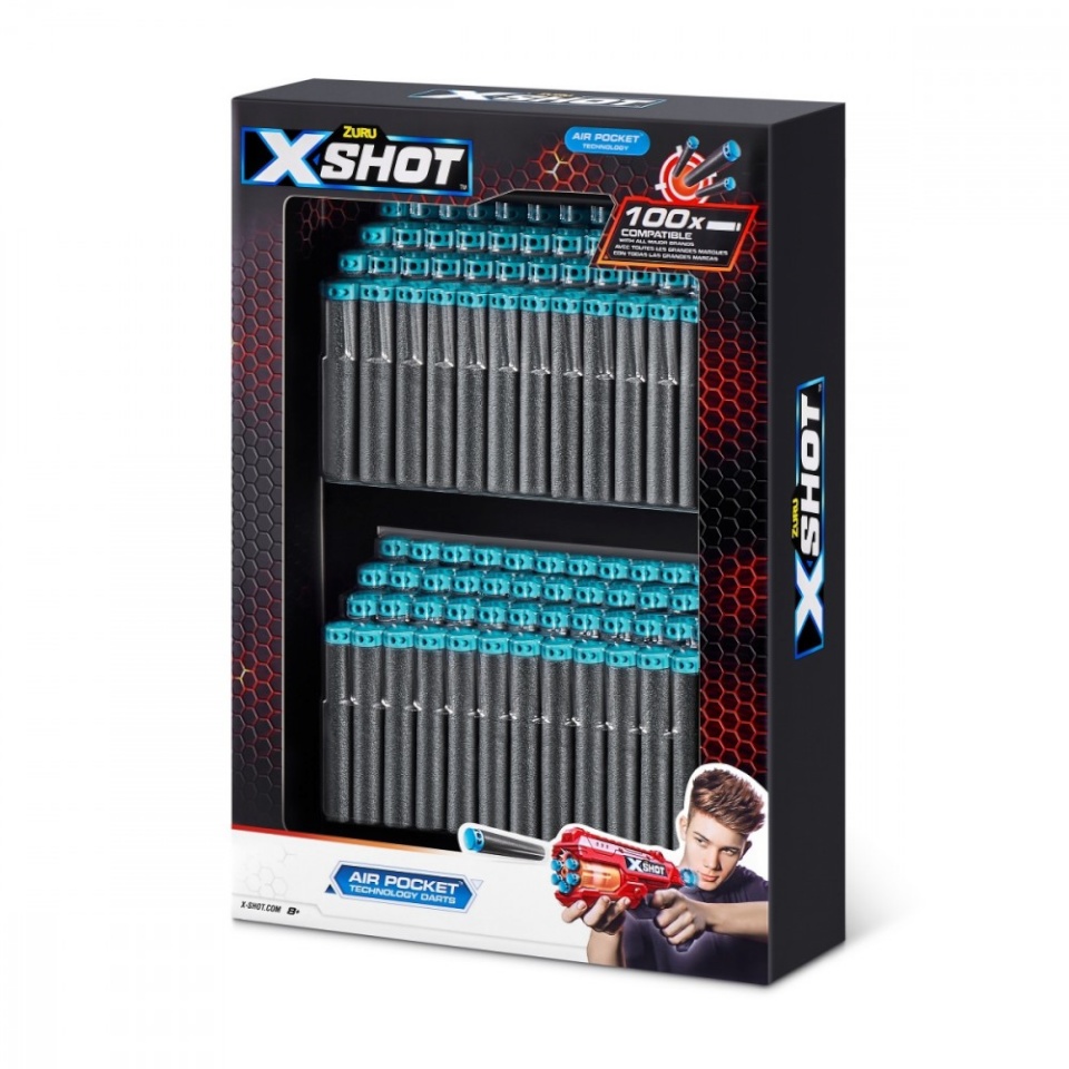 ZURU XSHOT 100er-Pack Refill Darts