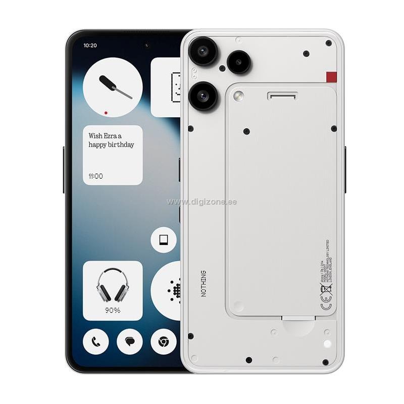 Nothing nutitelefon Phone (3A) Lite 8+128GB, valge