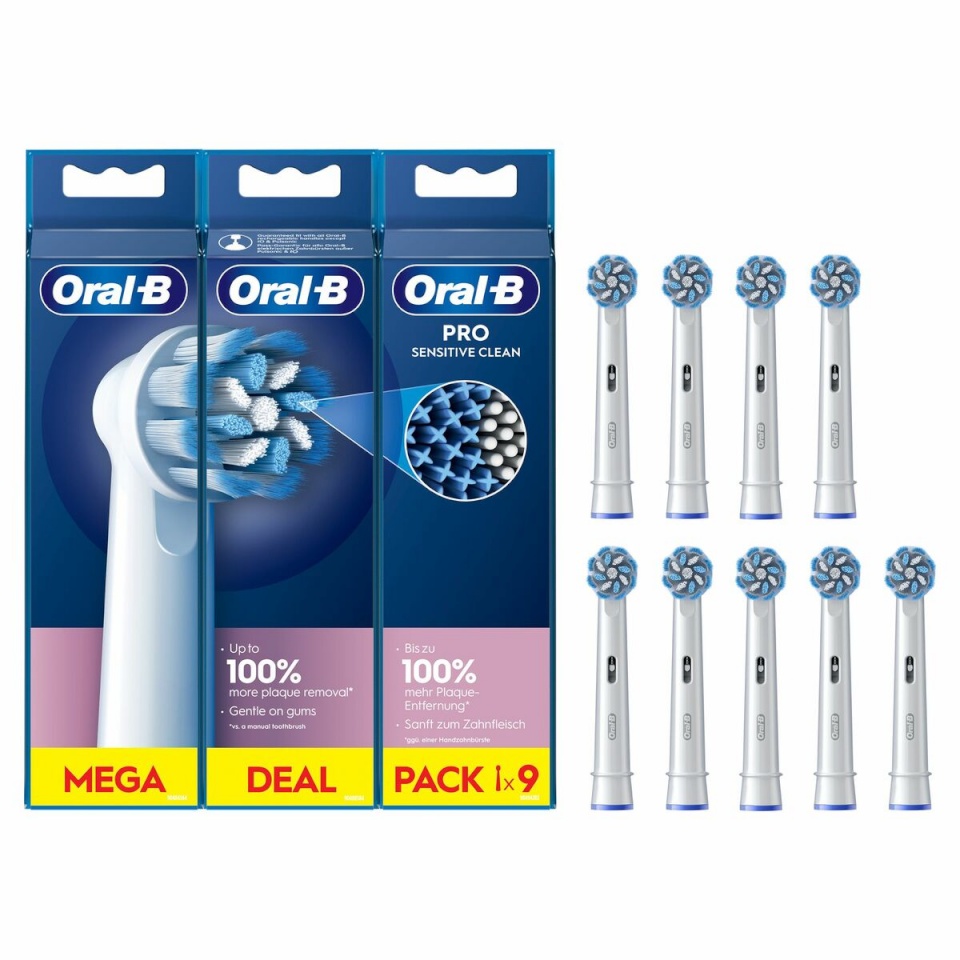 Braun lisaharjad Oral-B Pro Sensitive Clean, 3x3tk