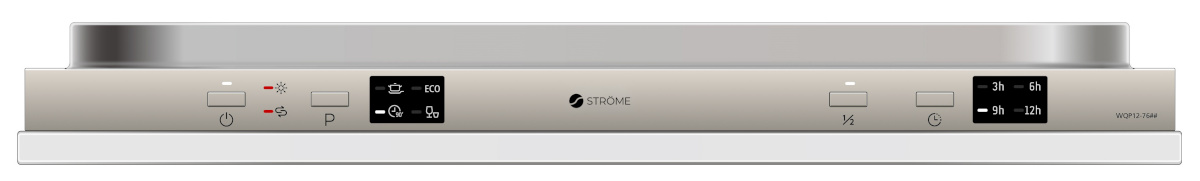 Ströme integreeritud nõudepesumasin DI62C02/01 Built-In Dishwasher, hõbedane