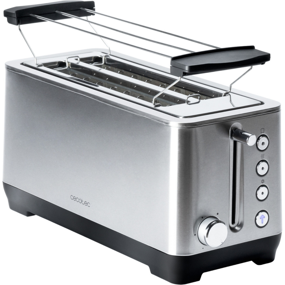Cecotec röster Big Toast Extra Double Long Slot Toaster, roostevaba teras