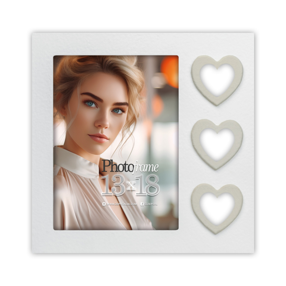 ZEP pildiraam RE557W Meridia valge 13x18 cm