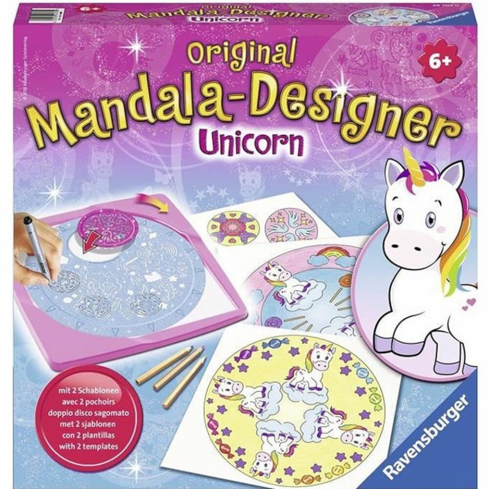 Ravensburger värvimisjoonised Design Unicorn Mandala