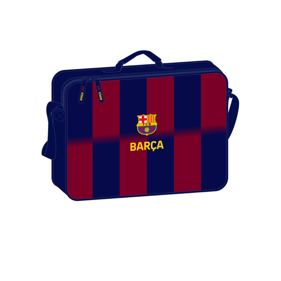 F.C. Barcelona seljakott sinine kastanpruun 38x28x6cm