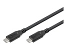 Goobay USB-C™ Cable, USB4™, 100 W, 40 Gbit/s, Power Delivery, 1.5 m, must