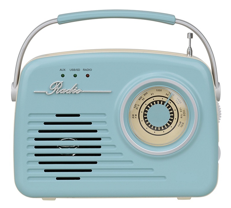 Setty kõlar Setty Bluetooth speaker with radio Retro P350 sinine
