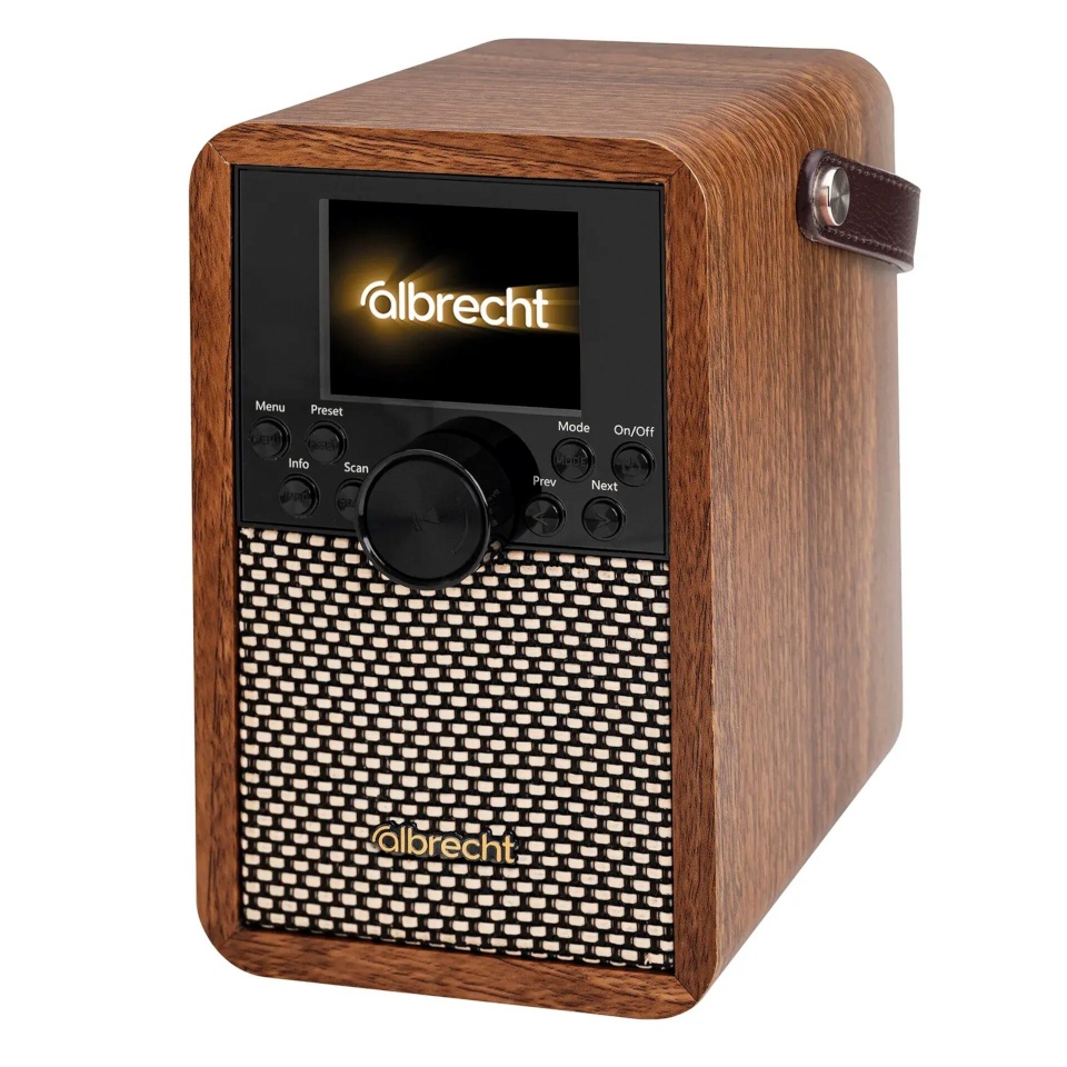 Albrecht raadio DR 710 DAB+/UKW Radio with ASA and integrierten Akku