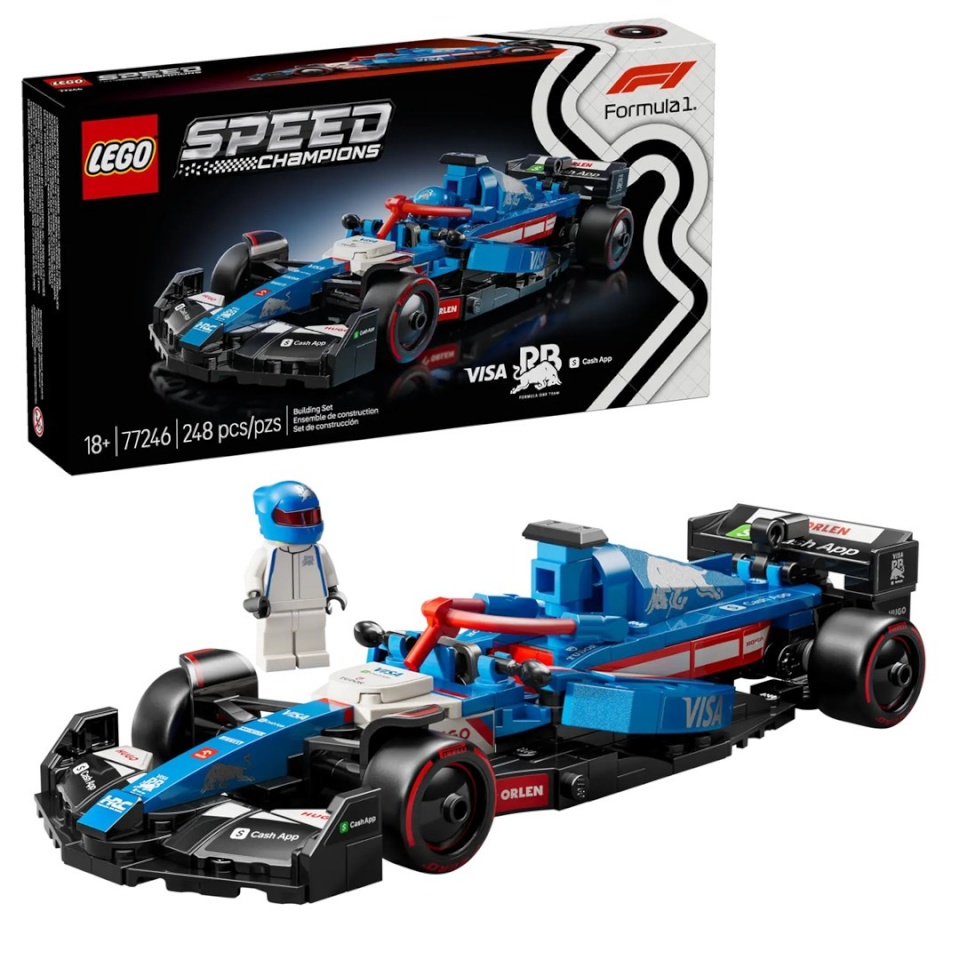 Lego klotsid SPEED CHAMPIONS 77246 Visa Cash App RB VCARB 01