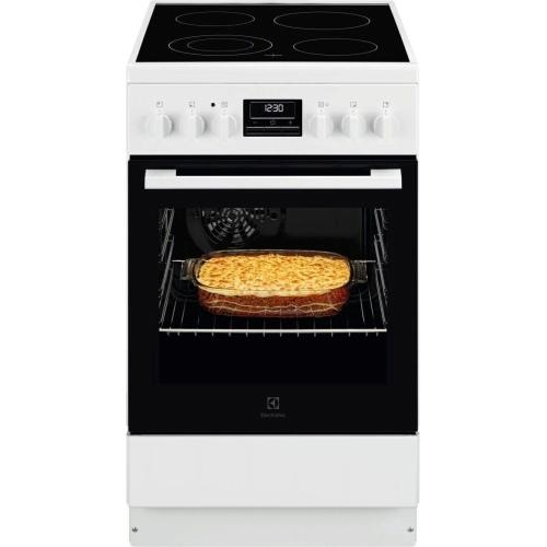 Electrolux elektripliit LKR562066W Series 600 SteamBake Oven, 50cm, valge