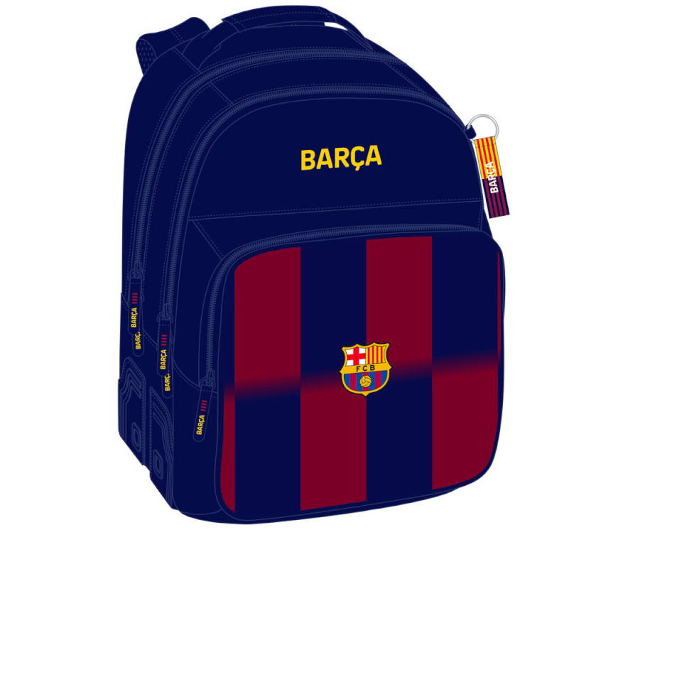 F.C. Barcelona seljakott sinine kastanpruun 32x42x15cm