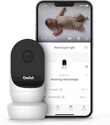 Owlet beebimonitor Cam 2 Smart HD Video, valge