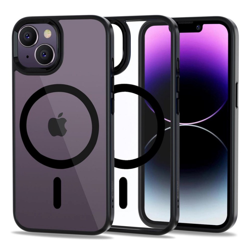 Tech-Protect MAGMAT MagSafe iPhone 14 Black/CLEAR