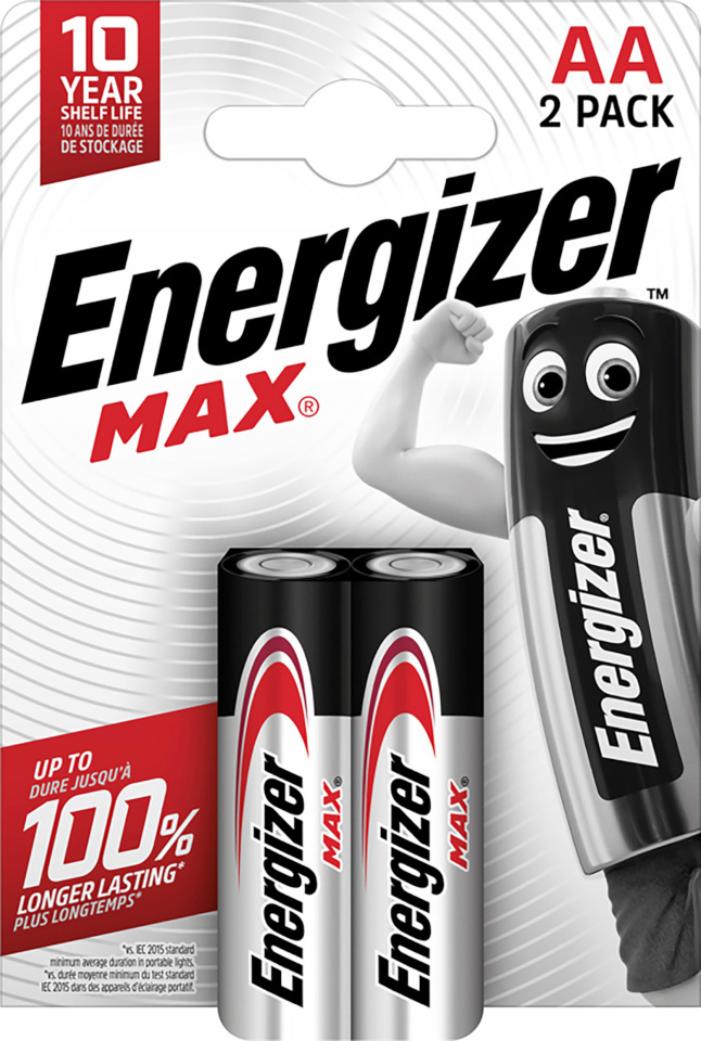 Energizer patarei Energizer Max Alkaline AA CHP2