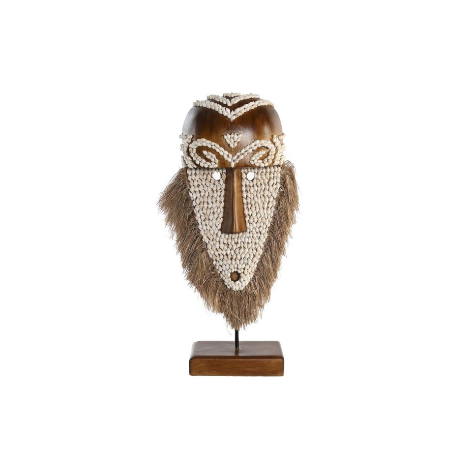 DKD Home Decor dekoratiivkuju naturaalne Mask kiud 30x10,5x53cm