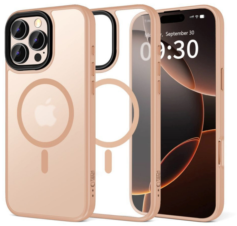 Tech-Protect kaitseümbris Magmat Magsafe Apple iPhone 16 Pro Max, matte desert