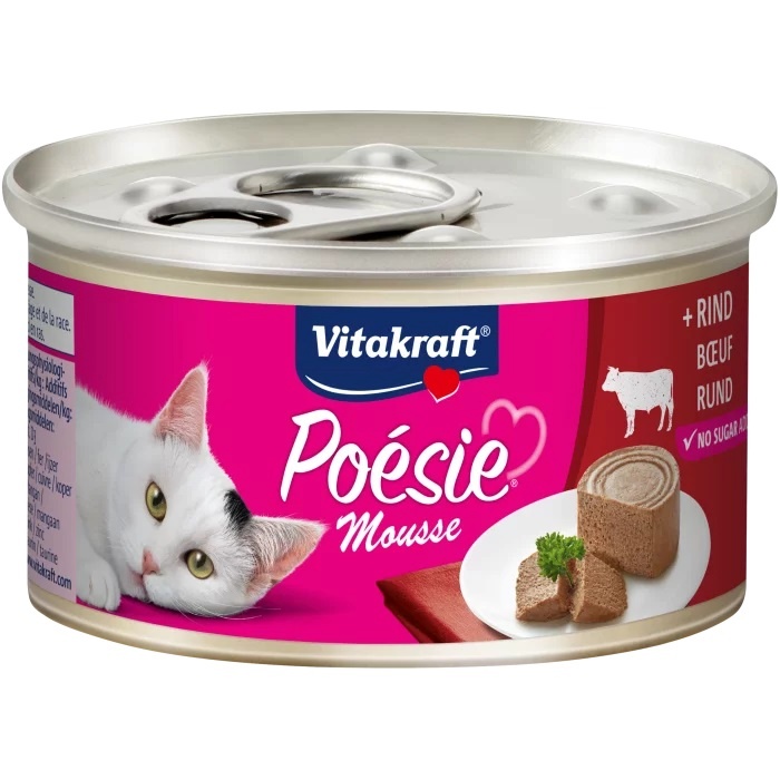 Vitakraft kassitoit Poésie Mousse Beef, 85g