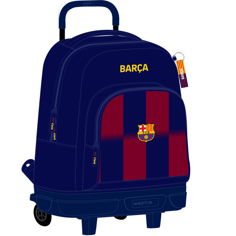 F.C. Barcelona seljakott sinine kastanpruun 33x45x22cm