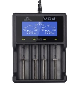 Xtar akulaadija VC4SL to Li-ion/Ni-MH/Ni-CD 18650