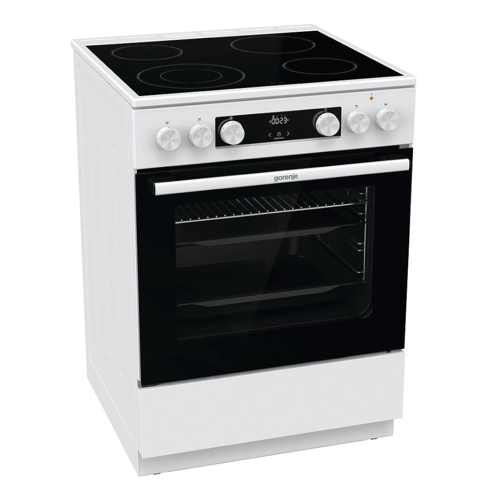 Gorenje elektriahi pliidiplaadiga GECS6C70WC Ceramic Cooker, valge