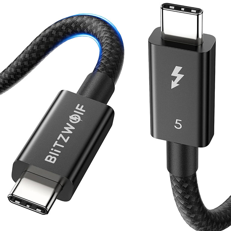 BlitzWolf laadimiskaabel BW-HDC8 240W USB-C -> USB-C , 0,.5m must