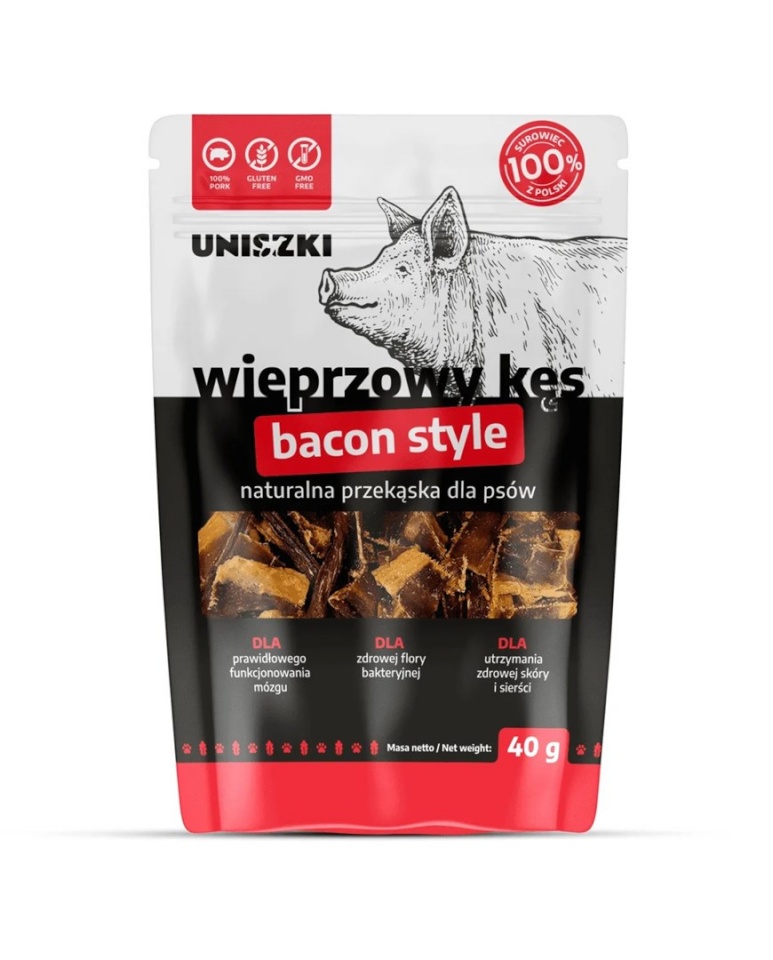 Uniszki maius koerale Pork Bite, 40g