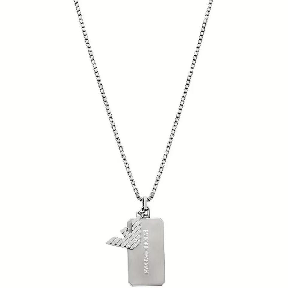 Emporio Armani meeste kaelakee EGS3167040 Hõbedane