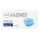 A & Z 3-kihiline Ühekordselt Kasutatav Kirurgiline Mask (50tk)