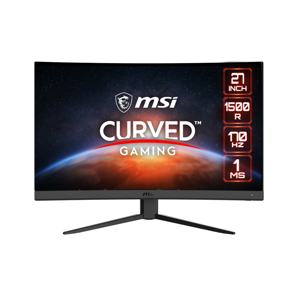 MSI monitor 23.6 inches G24C4 E2 LED/FHD/Curved/180Hz/valge