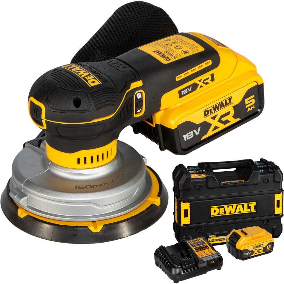 DeWalt lihvimismasin DCW230P2-QW 150mm Cordless Random Orbit Sander