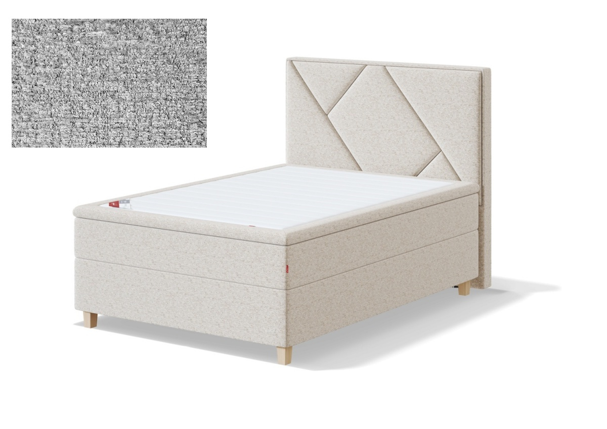 Sleepwell kontinentaalvoodi RED CONTINENTAL, 140x200x50cm, AVOLA hall, keskmine