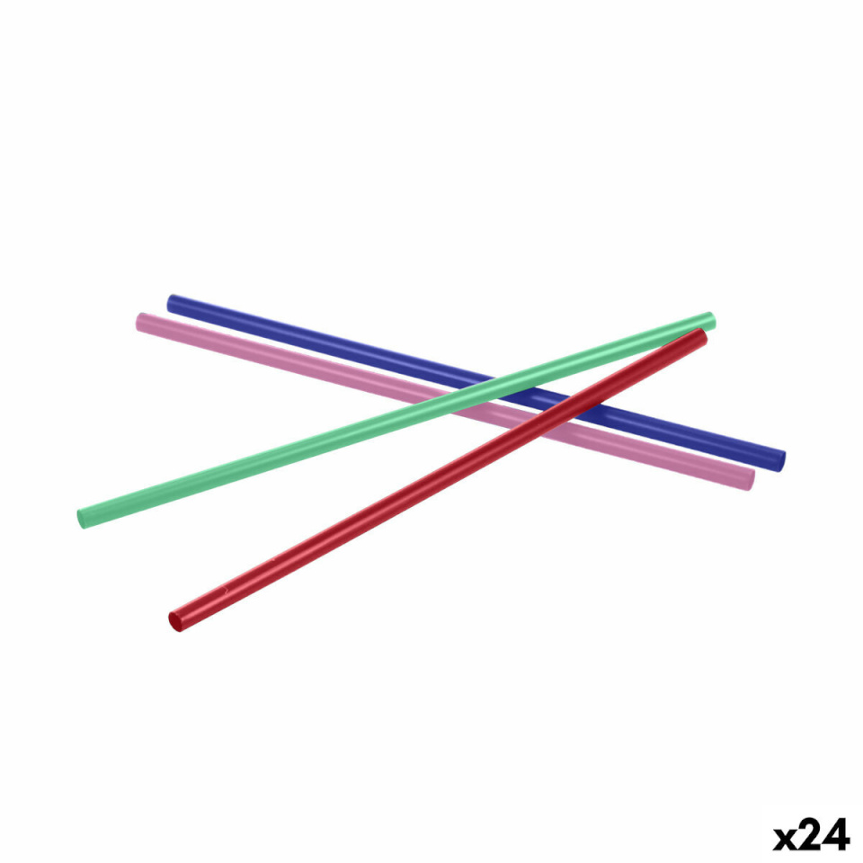 Algon Taaskasutatav Joogikõrs Plastmass 19,5cm 6 mm 30tk 24tk