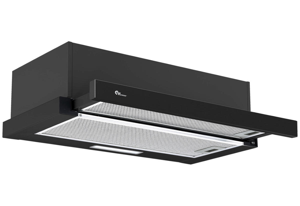 Thermex integreeritud õhupuhasti York IV, oma mootoriga, 60 cm, must