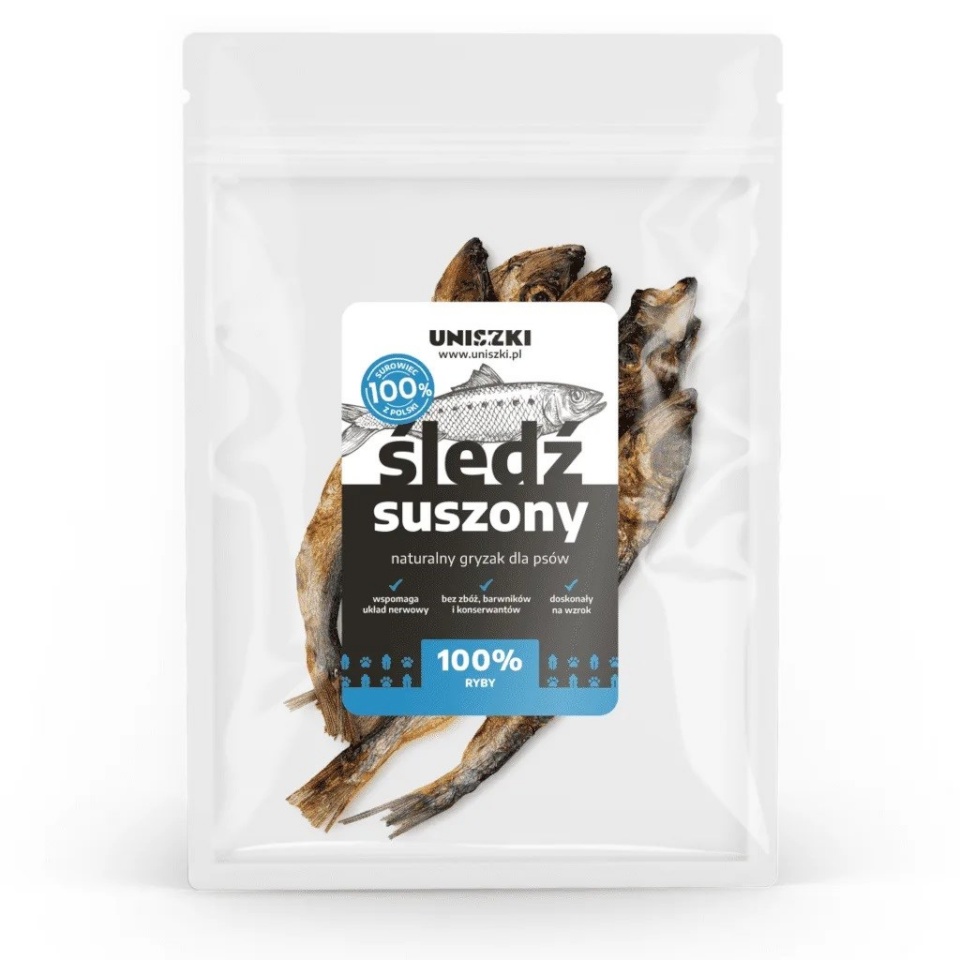 Uniszki maius koerale Dried Herring, 50g