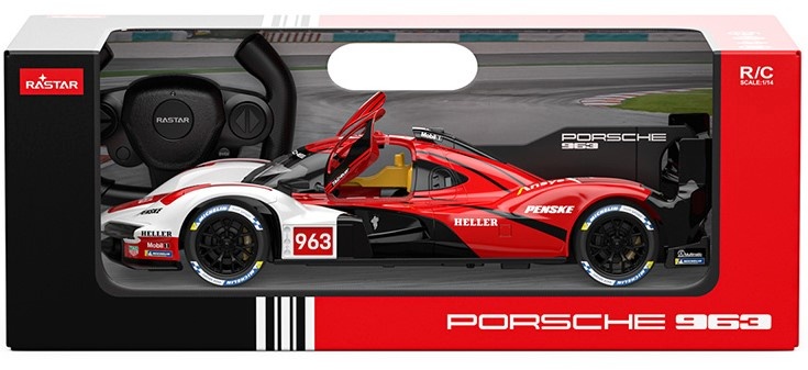 Rastar 1:14 juhitav automudel Porsche 963 LMDh, 10380