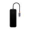Baseus USB jagaja Hub Adapter 4w1 USB-C na 4xUSB 3.0 (Dark hall)