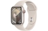 Apple nutikell Watch Series 9 GPS + Cellular 41mm Starlight Aluminum Case with Starlight Sport Band - S/M