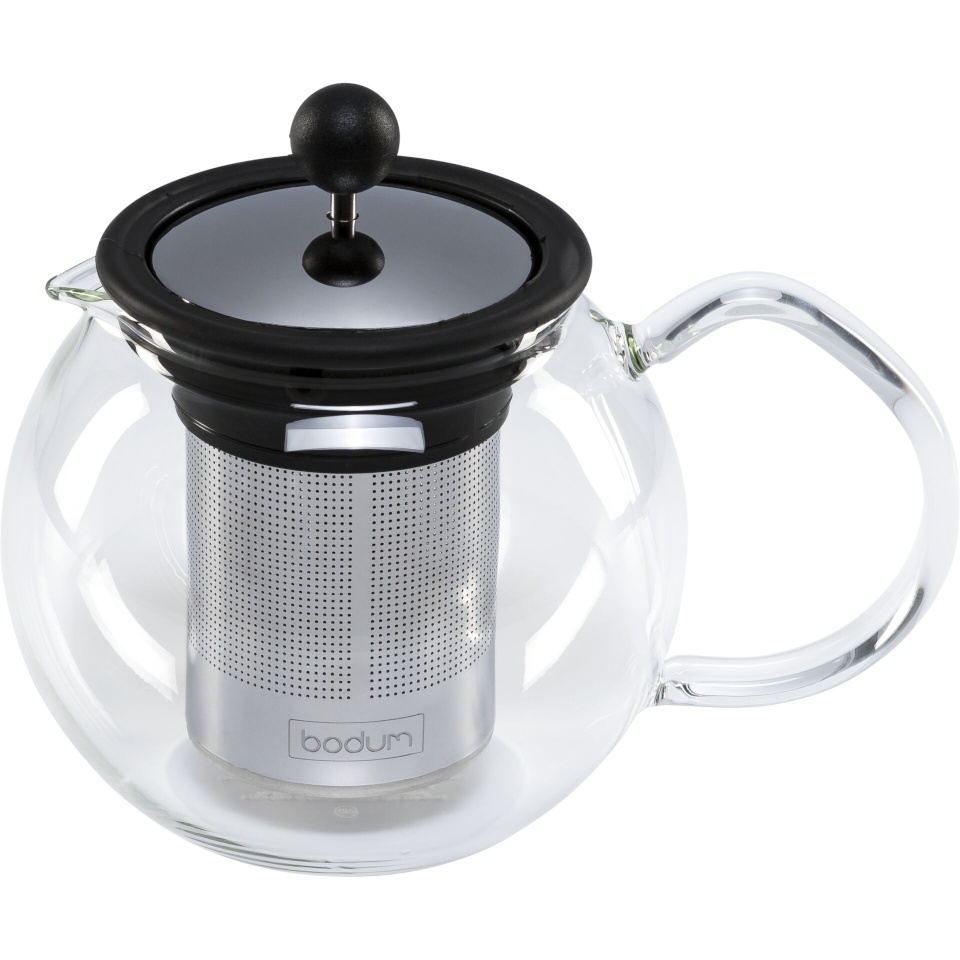Bodum teekann ASSAM F/INOX Tea Press, 0,5L, läbipaistev