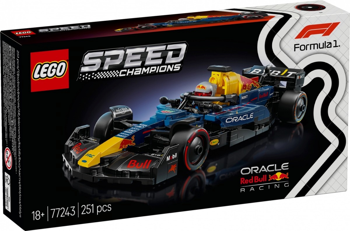 LEGO klotsid 77243 Speed Champions Oracle Red Bull Racing RB20 F1 Rennauto
