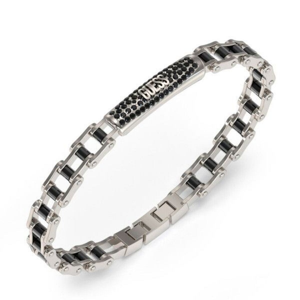 Guess naiste käevõru JUMB04414JWSTGMT-U Roostevaba teras 21cm Hõbedane