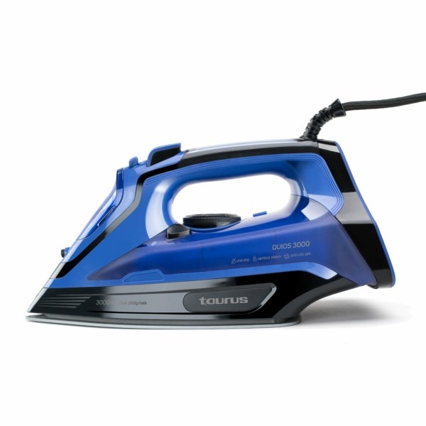 Taurus triikraud Quios 3000 Dry & Steam Ceramic soleplate 3000W must, sinine