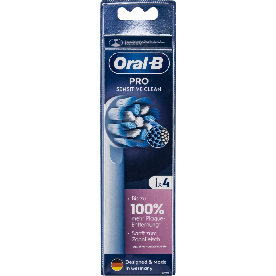 Braun lisaharjad Oral-B Pro Sensitive Clean, 4tk
