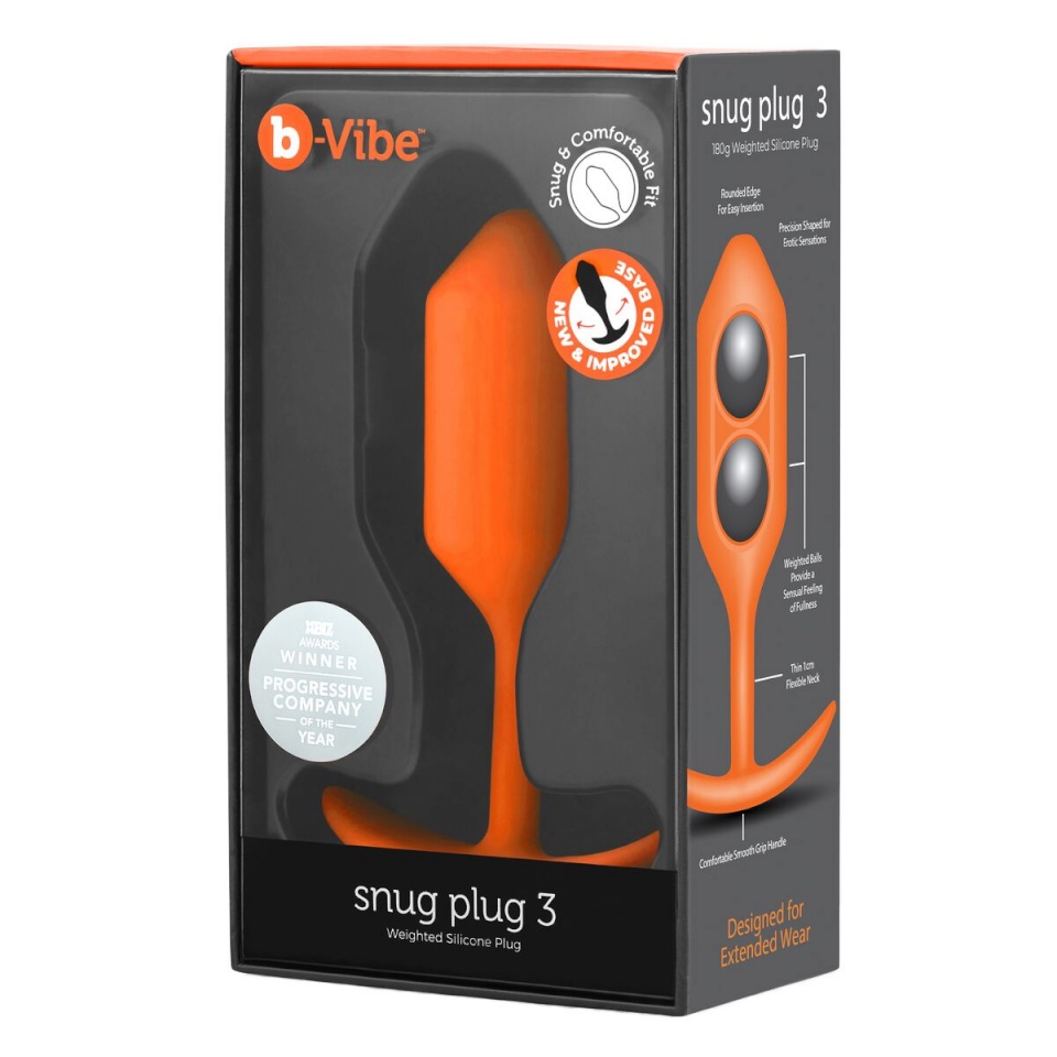 B-Vibe anaaltapp 3 oranž