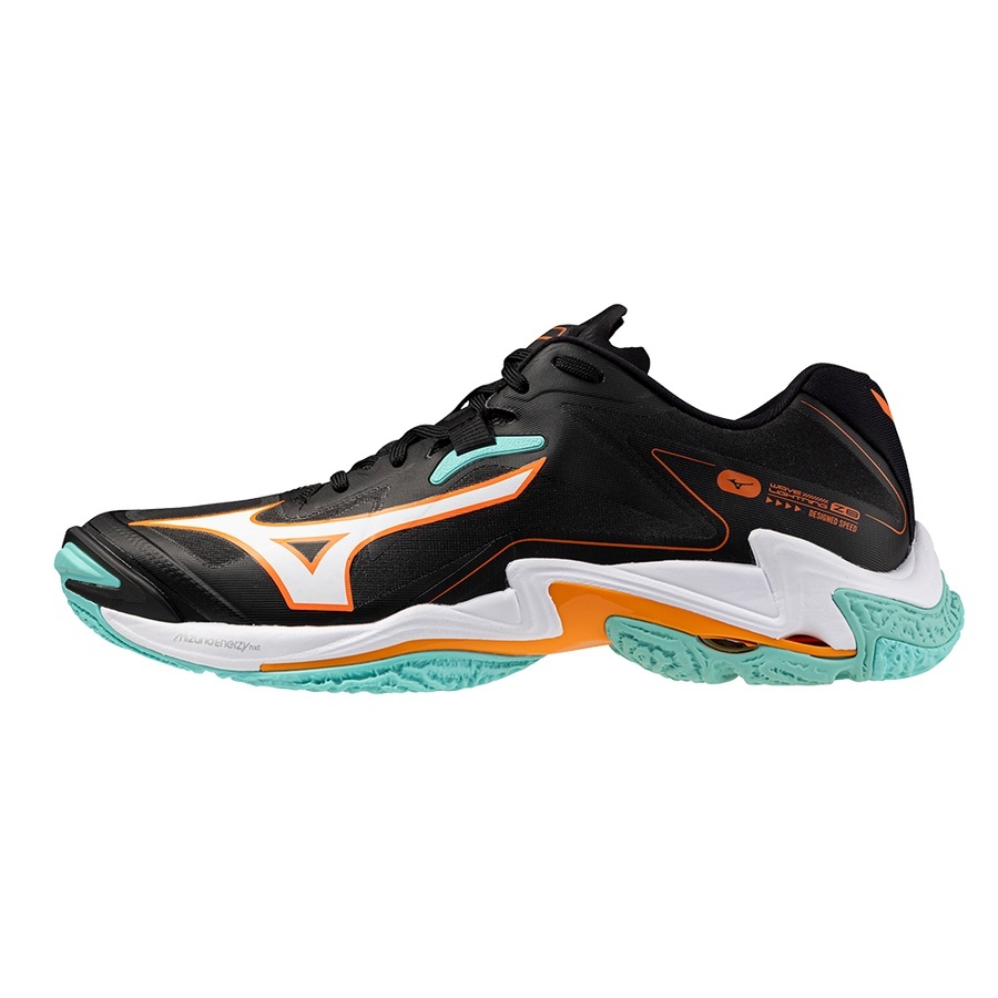 Mizuno võrkpallijalatsid WAVE LIGHTING Z8 (U) must/roheline - suurus 44
