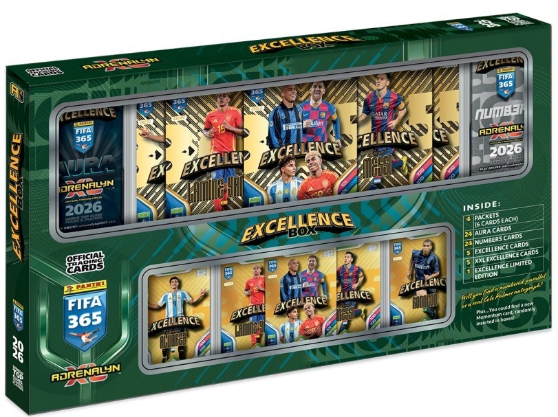 Panini Kolekcja Cards FIFA 2026 Excellence box