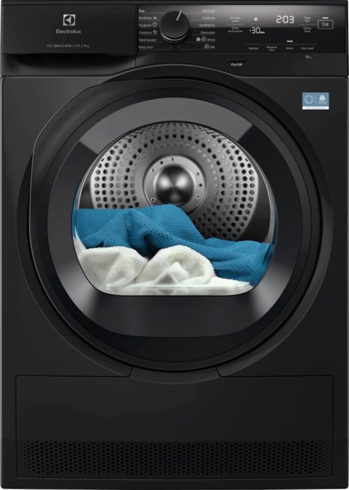 Electrolux kuivati EDI7H2E95G 700 DelicateCare Tumble Dryer, 9kg, must